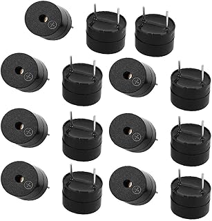 NEW LON0167 15pcs DC 12V Active Buzzer Magnetic Continous Beep Tone Alarm 12m_m x 9.5m_m(15 stcke DC 12 V Aktive Summer Magnetic Dauerton Piepton Alarm 12 mn x 9,5 mn