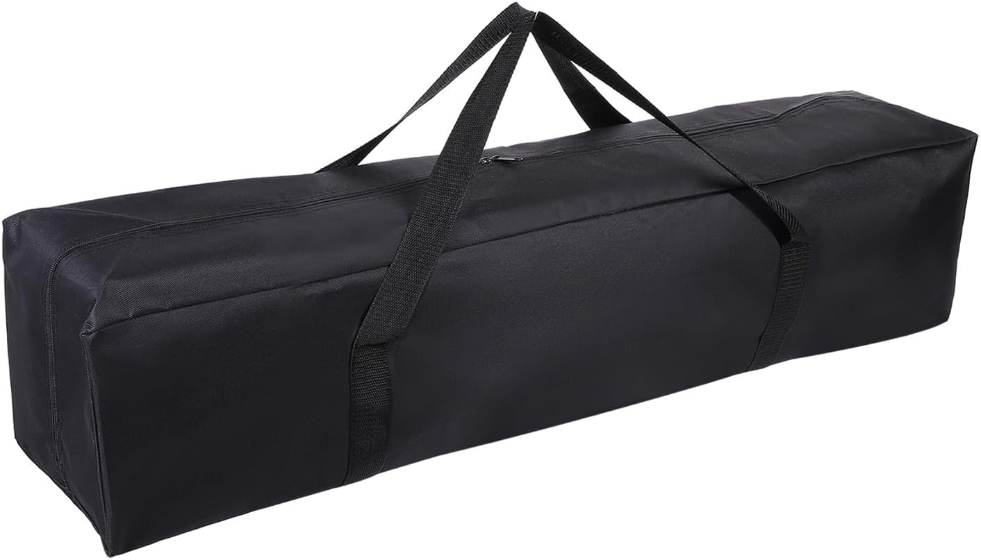 Camp Chair Replacement Bag, Camping Folding Chair Storage Bag Large Zippered with Handle Strap, 31 x 8 x 8 Inch Fit for Outdoor Travel Tent Storage (Black)