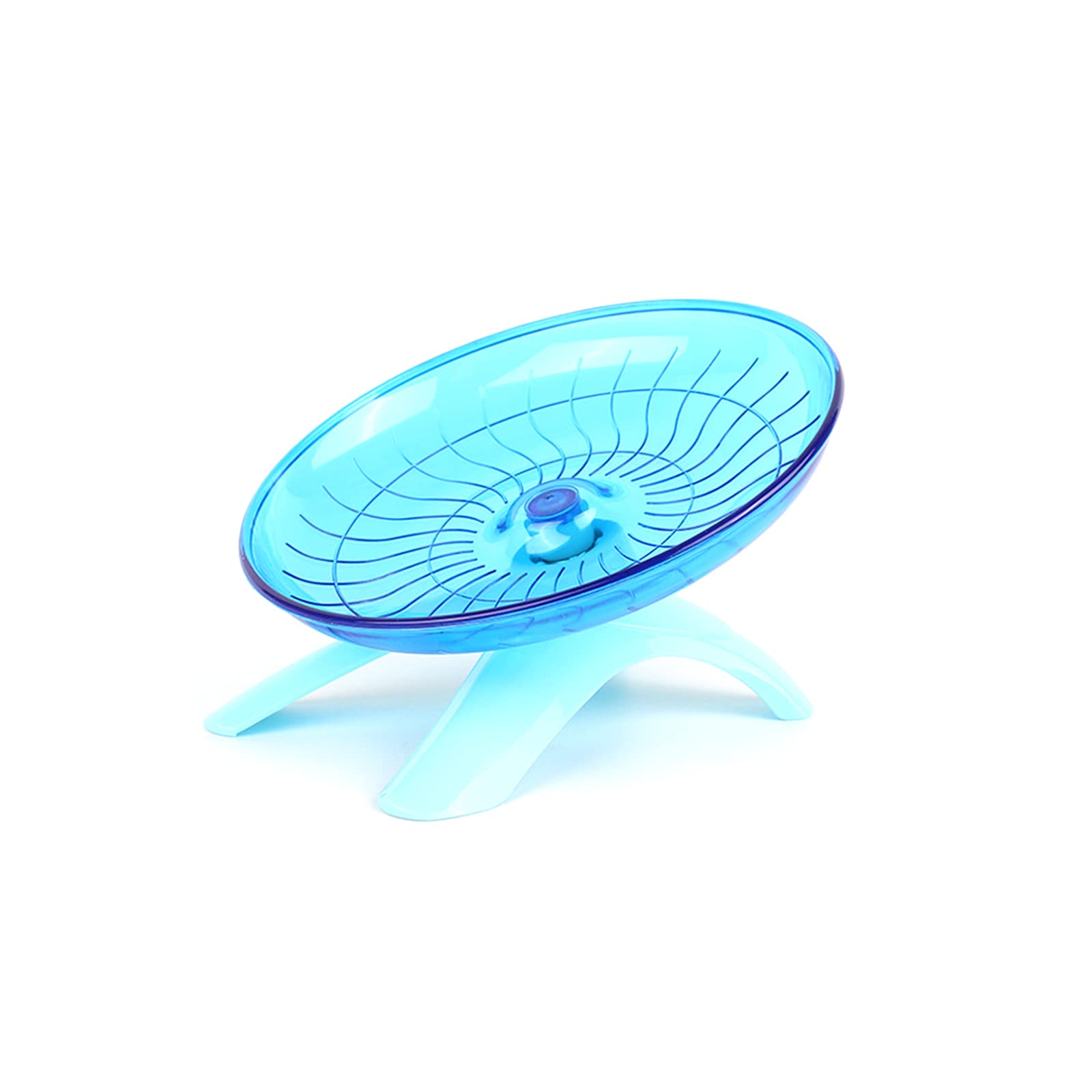 Hamster Flying Saucer Plastic Running Wheel Playing Toy Hamster Running Sports Wheel for Gerbils Squirrels Guinea Pig