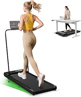 VINATO Tapis roulant per casa e ufficio – Walking Pad con pendenza, 2.5HP Under Desk Scrivania Treadmill, funzionamento si…