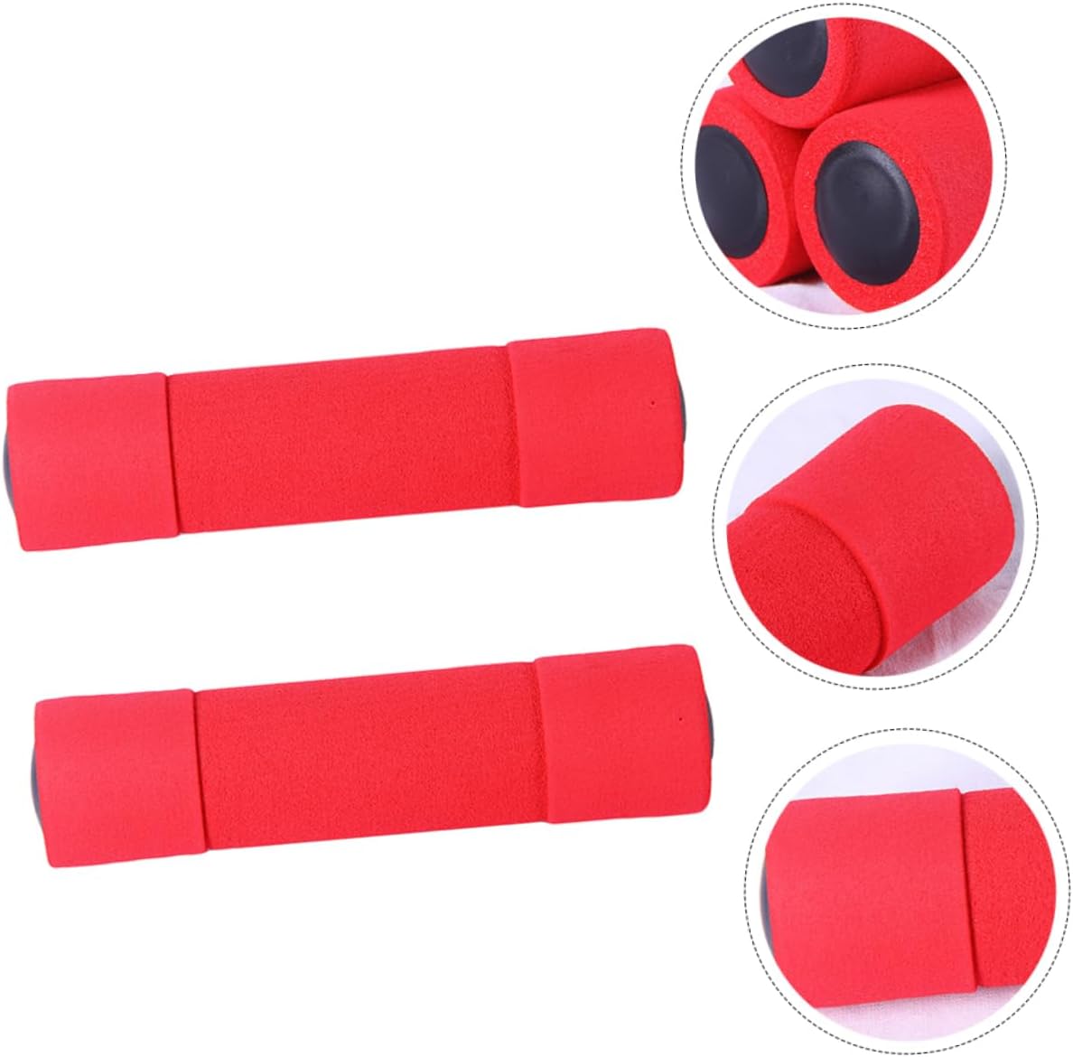 POPETPOP 2pcs Women's Dumbbells Lightweight Foam Covered Hand Weights for Fitness for Indoor and Outdoor Workouts Exercise Equipment for Arm Rows Bicep Curls and More Each