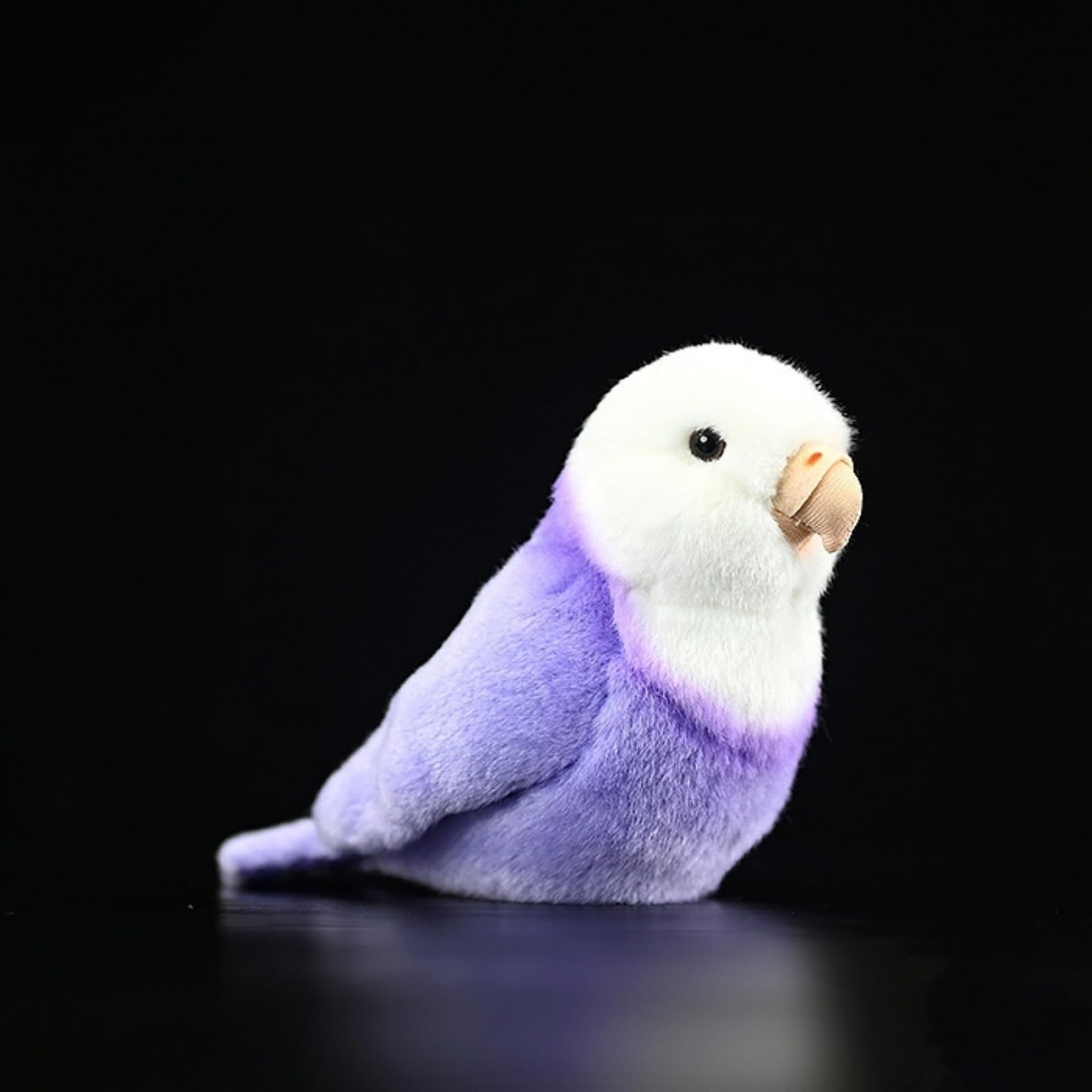 Amazon.co.jp: リアルなオウムのぬいぐるみ - 5.5インチのかわいい紫色