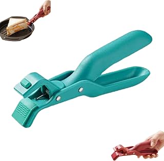 Hot Plate Grippers, Hots Plates Gripper Tongs, Silicone Anti-Scald Bowl Holders, Pan Anti-Scalding Plates Grippers, Non-slip Tongs Clamp (Green)