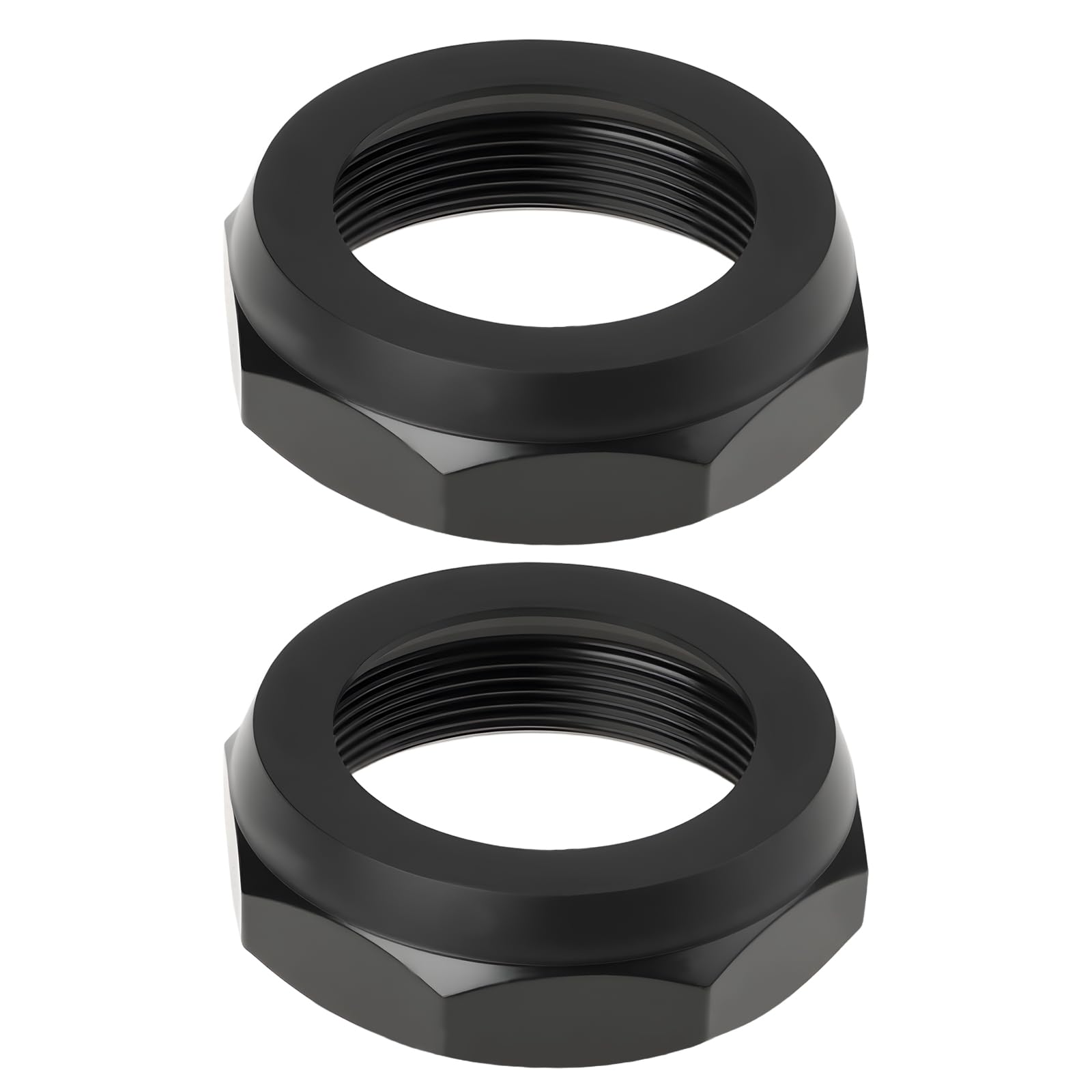 AS Axis Spindleon 2pcs Bicycle Headset Top Lock Nut 1-1/8 Inch 28.6mm Thread for Bike Fork
