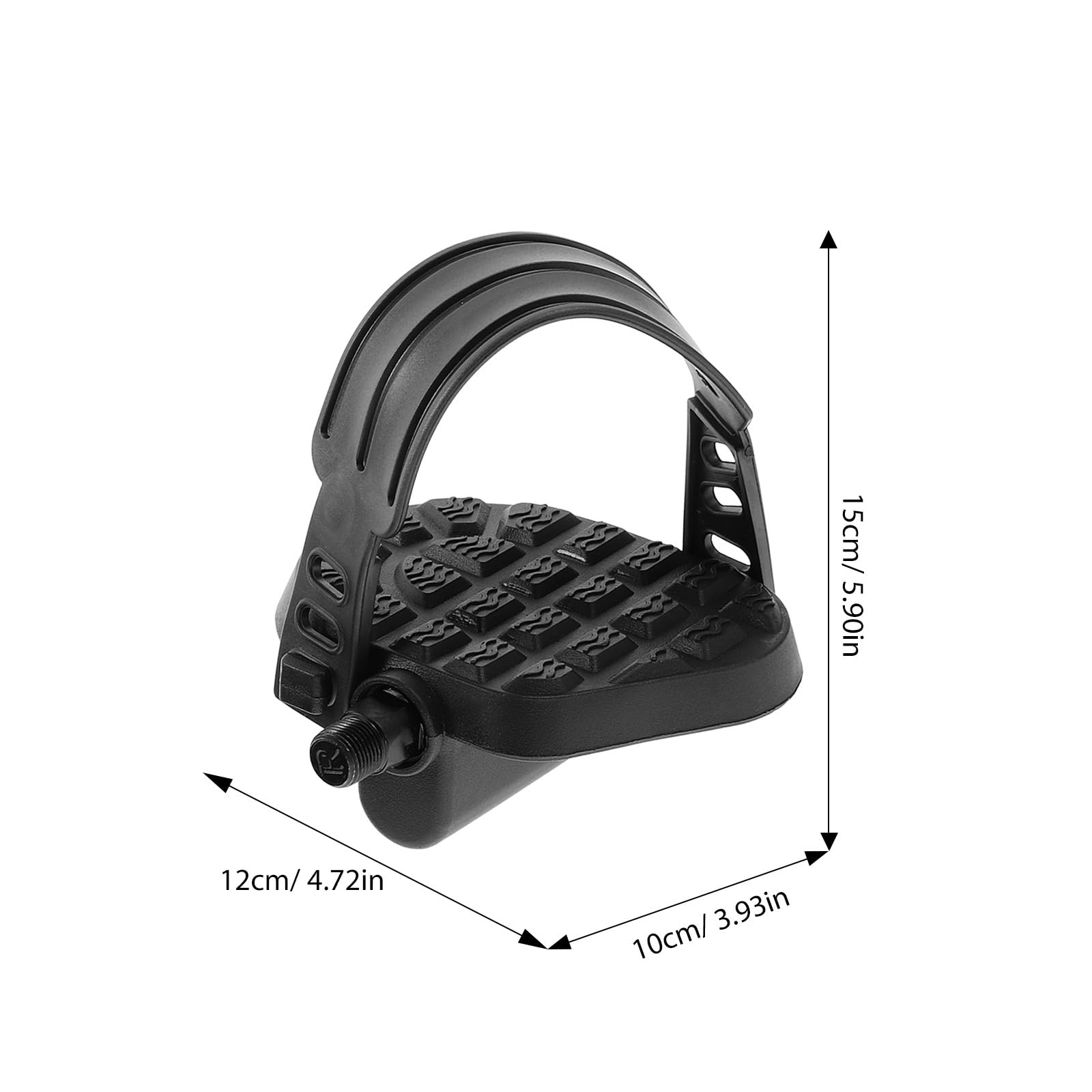 Pedal Bicicleta Estatica de Plástico Ligero Compatible con Bicicletas de Ciclismo Indoor, Incluye 2 Piezas para Reemplazo y Uso Cómodo