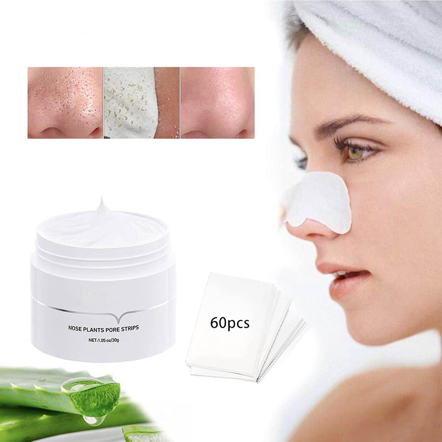 Toeaeesiolhr Blackhead Remover Mask Nose Plants Pore