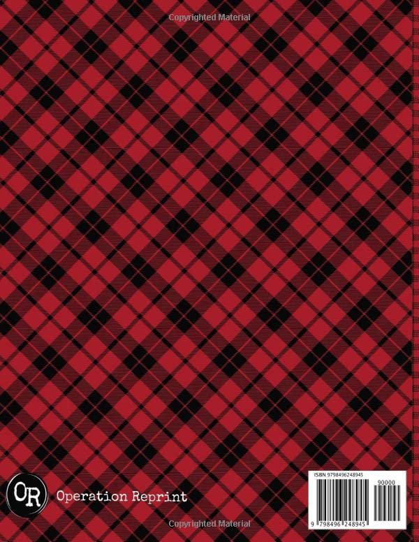 Daily Christmas Journal: 25 Pages For December Buffalo Plaid Farmhouse With Numbers image 3
