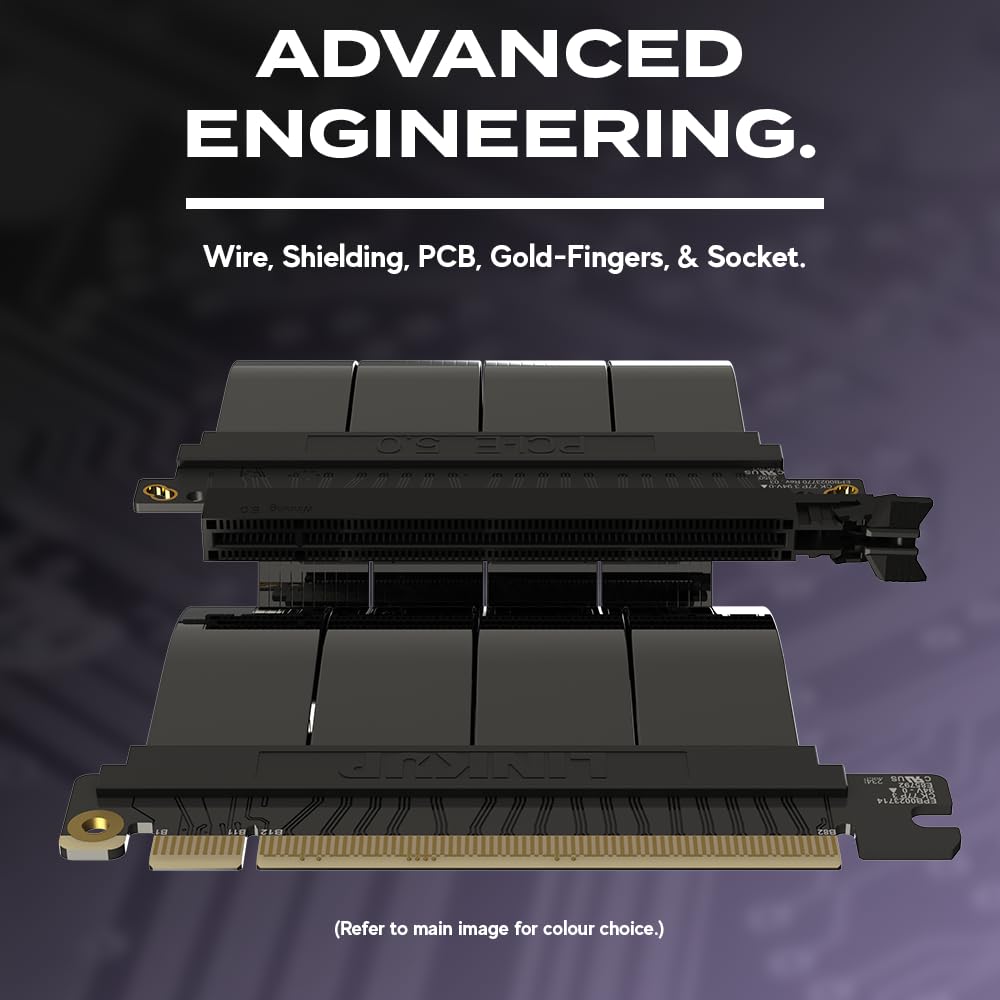 LINK UP ライザーケーブル pcie5.0対応 Amazon.co.jp: LINKUP - AVA5 PCIE 5.0 ライザーケーブル