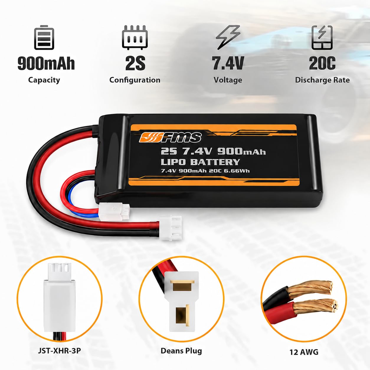 Amazon.com: FMS 1/18 Battery RC Car Parts RC Crawler RC Trucks