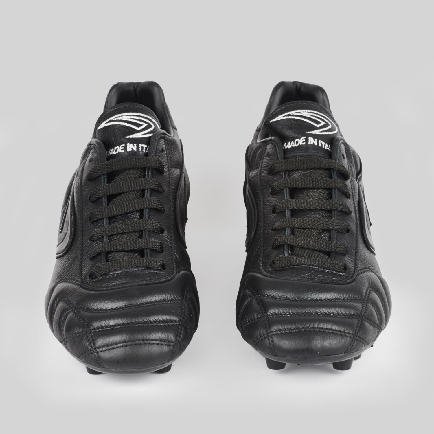 Scatto all Black - Scarpe da Calcio in Pelle Naturale di Vitello - Nero