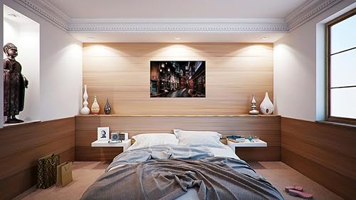 Vista 5 de Harry Potter - Póster impreso (Callejón Diagon) (tamaño: 36 x 24 pulgadas) Sin marco, multicolor.,Tira de póster y póster