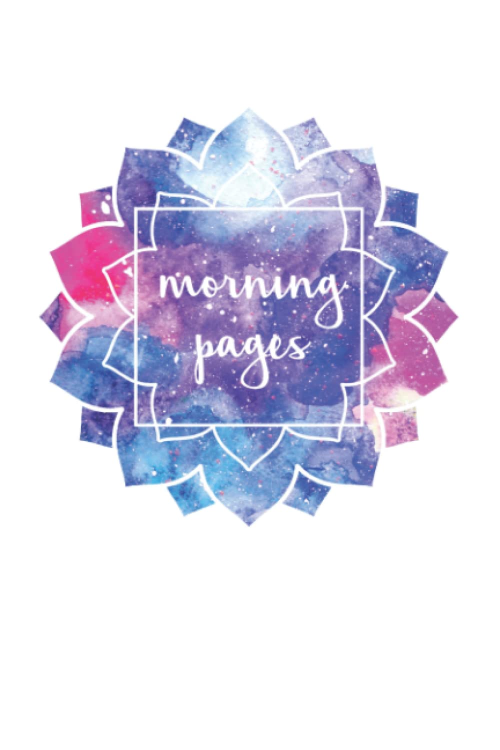 Morning Pages Journal: Lined Notebook & Diary | Morning Pages Notebook | Watercolor Mandala Journal