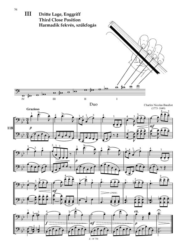 Violoncello-Method 3 Pejtsik apprentissage violoncelle partition étude