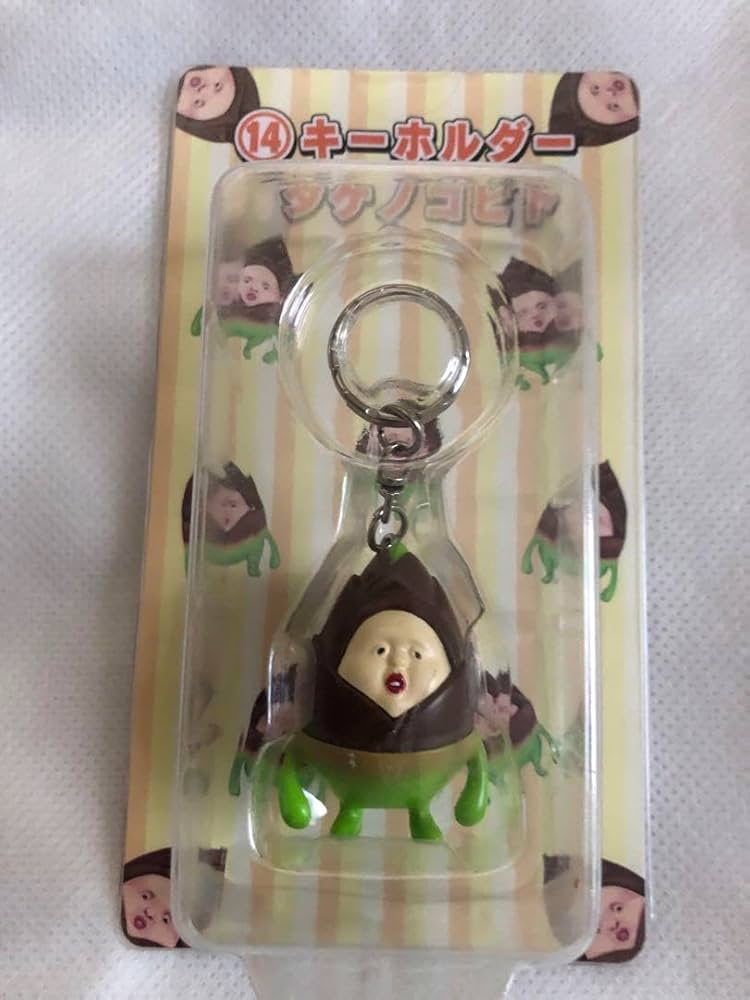 こびとづかんキーホルダー　こびとづかんストラップ こびとづかん チャーム付きラバーキーホルダー スモモノウチ