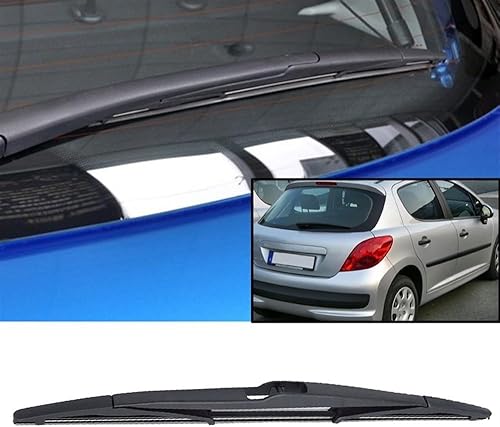 Miniatura 5 de Juego de limpiaparabrisas delantero y trasero compatible con Peugeot 207 Hatchback 2006-2014 parabrisas ventana 26 + 17 + 16 pulgadas