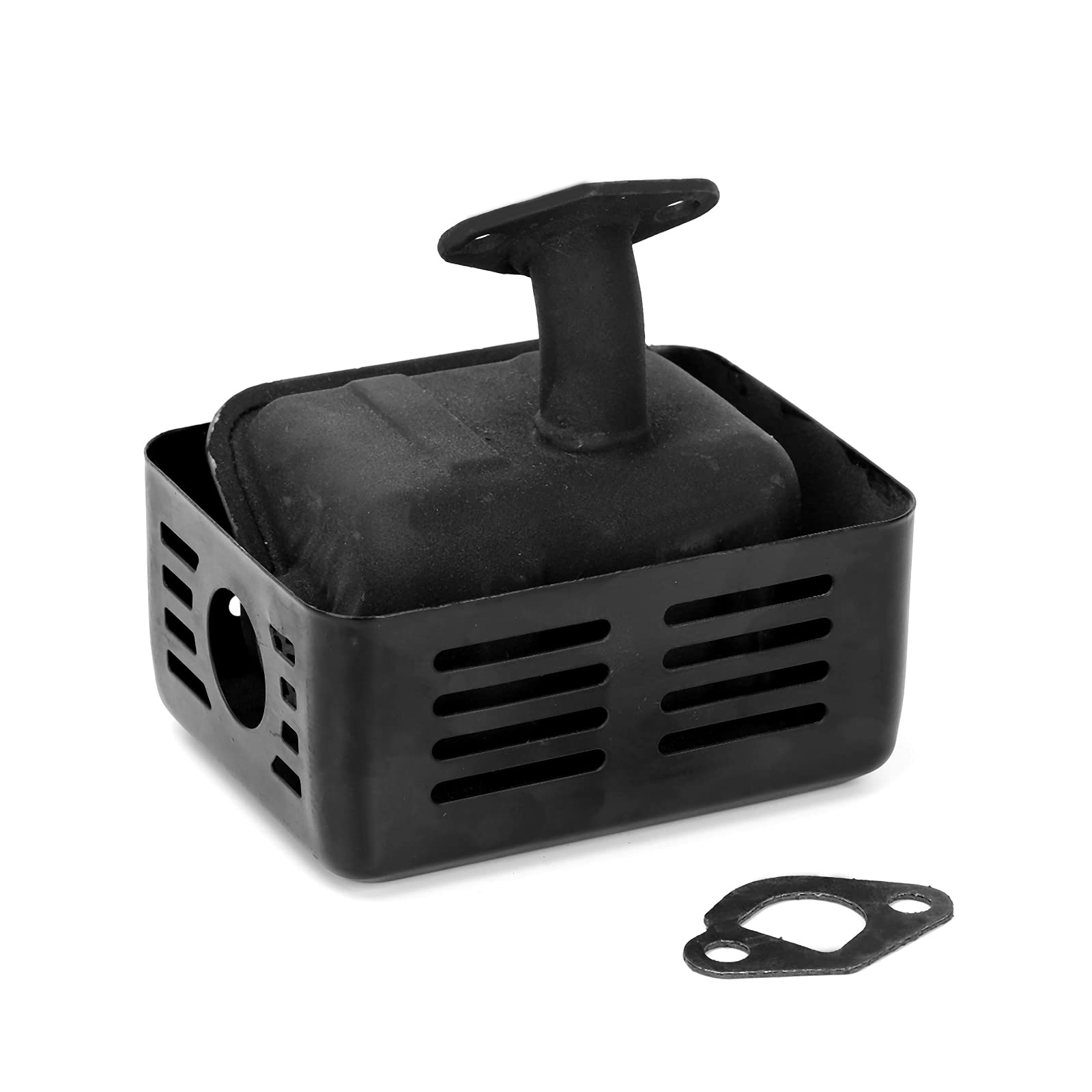 marmitta gruppo di scarico + guarnizione di ricambio per honda gx160 gx200 generatore, 168/170F motore a benzina parti set