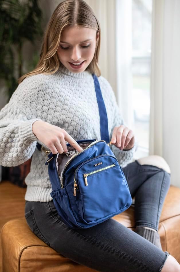 KEDZIE Aire Convertible Backpack Purse Fashion Crossbody Carry On Bag for Women - Image 9