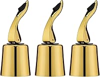 Vista 18 de Tapones de vino para botellas de vino con tapón de botella de vino al vacío de acero inoxidable con corchos de vino reutilizables de silicona, a