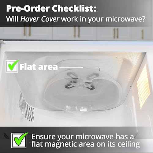 Miniatura 3 de HOVER COVER Cubierta magnética contra salpicaduras, tapa transparente de 12 pulgadas sin BPA, protector de placa ventilada con rejillas de