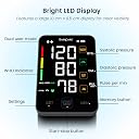 EASYCARE® Fully Automatic Talking Digital BP Monitor with Lithium Battery | Portable BP Machine for Home | Large Display | Memory Function | USB Rechargeable | 22-36cm Cuff (Black) gallery image