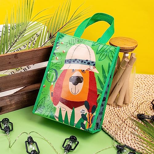 Loveinside-Medium-Recycled-Gifts-Bags-with-Handles-Kids-Reusable-Birthday-Party-Gift-Bag-Shopping-Bag-8-x-4-x-10-1-Pcs-Dog