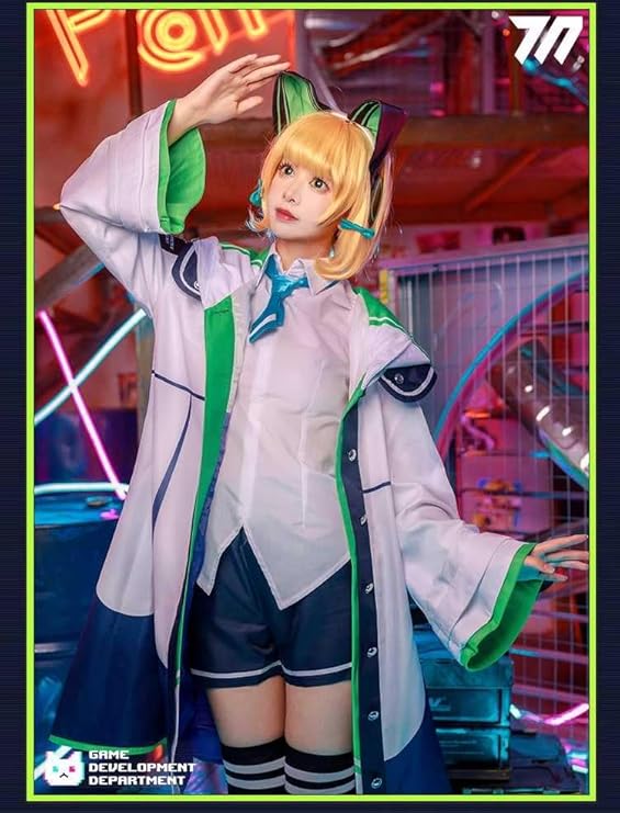 ブルアカ 才羽ミドリ コスプレ衣装+ウィッグ 女性XLサイズ 61cdtWs5K1L._AC_SY741_.jpg