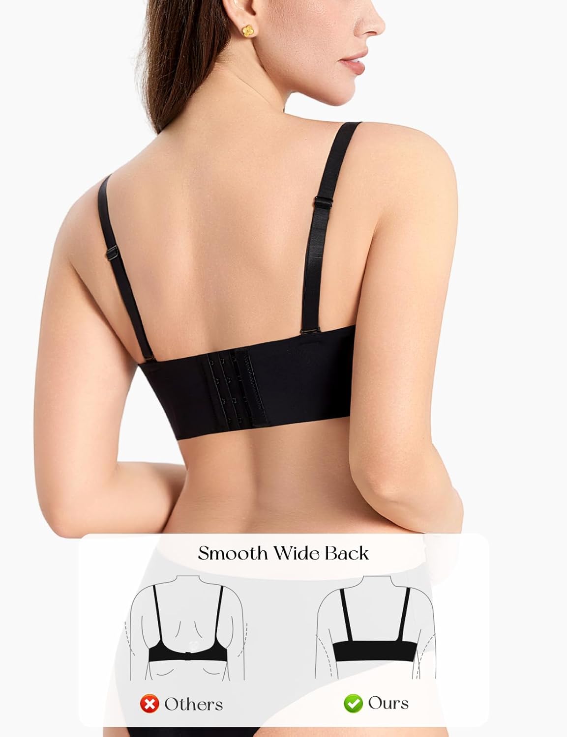 Push Up Padded Bras for Women T Shirt Bombshell Plunge Everyday Bra Seamless Underwire Support - Image 5