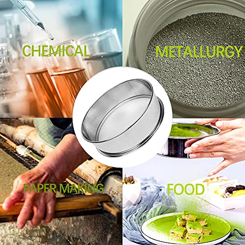 Sidasu Vibrating Sifter Mesh Screen Stainless Steel Vibrating Sieve Mesh Screen 10 Mesh for Automatic Powder Sifter Machine - Thumbnail 7
