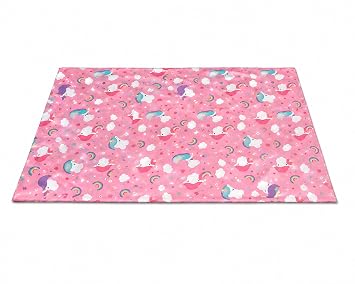 PARIPURAN Pet Cooling Bed Mattress Mat for Dogs & Cats | Ice Silk Summer Cooling Pad with Mica Crystal Technology | Breathable Washable Pet Sleeping Mat for Pets Multicolor(Small Size) Pack-1
