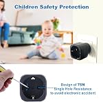 Europe to US/Canada/Mexico Plug Adapter, EU Schuko Type C/E/F Plug Fit to USA/Canada Socket, European/Germany/French Plug to USA Travel Plug Converter (1 Piece)
