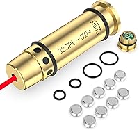 Vista 7 de 9MM/10MM/7.62 * 39/223/.38SPL Laser Training Cartridge with Chamber Extractor Tool for Dry Fire Training