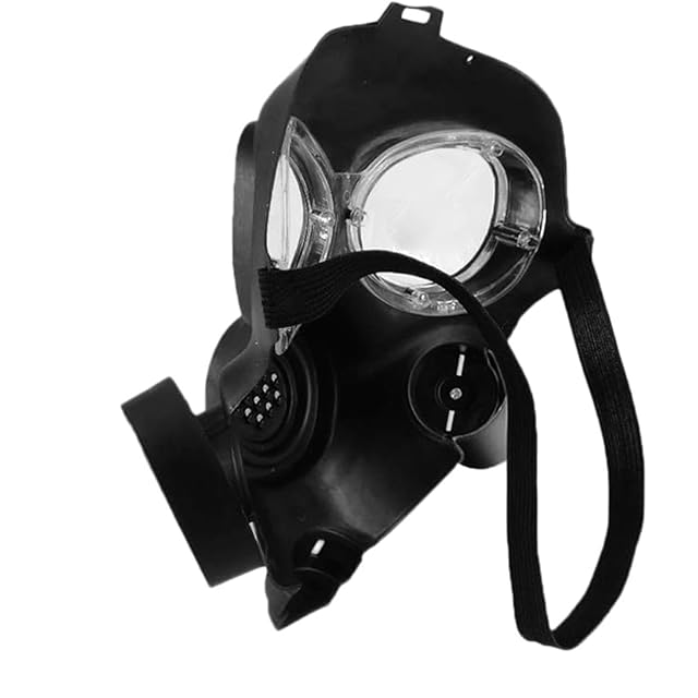 Foto 6 de 6 de Carnavalife Máscara disfraz antigás integral con visor doble gas mask facial completo para cosplay disfraces…