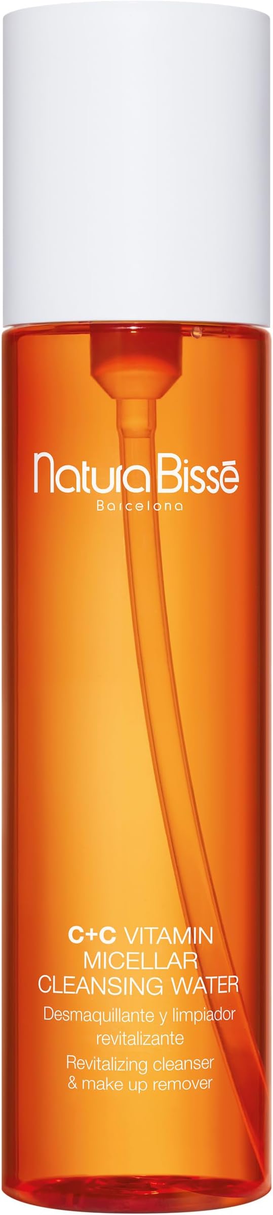 Natura Bissé C+C Vitamin Micellar Cleansing Water, Revitalizing Cleanser & Makeup Remover, Cleanses, Revitalizes & Hydrates, 7 Oz