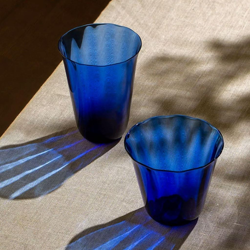 Taza creativa, copa de vino azul, copas de vino y champán, vasos para Bar, cristalería, novedad, taza de fruta y té, regalos para el Día de la madre Taza Multifuncional