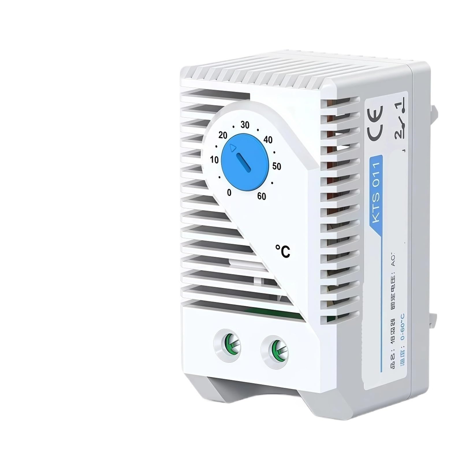 1pcs Temperature Controller KTO011 Mechanical Switch KTS011 NO NC 0-60℃ Cabinet Thermostat And Humidity Control AC 250V 10A(KTS011)
