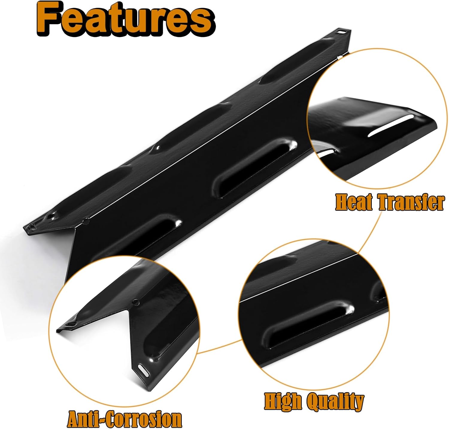 Grill Valueparts Parts for Kenmore 6 Burner Gas Grill Replacement Parts 146.47223610 146.23681310 146.23766310 PG-40612SOL Flame Tamer Flavor Bars Heat Plates 40800023 Burner 40700125 Crossover Tubes