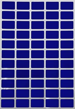 Royal Green Removable Stickers - No Residue - Price Tag Stickers Removable - Color Coding Stickers - File Folder Removable Labels - Rectangle Labels Blue - 1 inch x 5/8 25.5 mm x 16 mm - 550 Pack