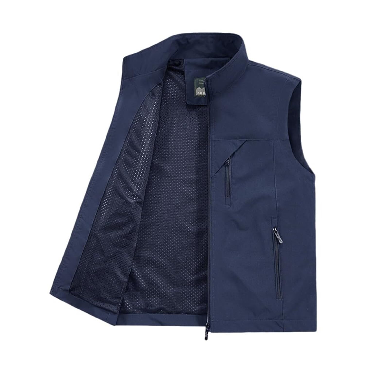 Męska kamizelka outdoorowa softshell, bez rękawów, do biegania, oddychająca