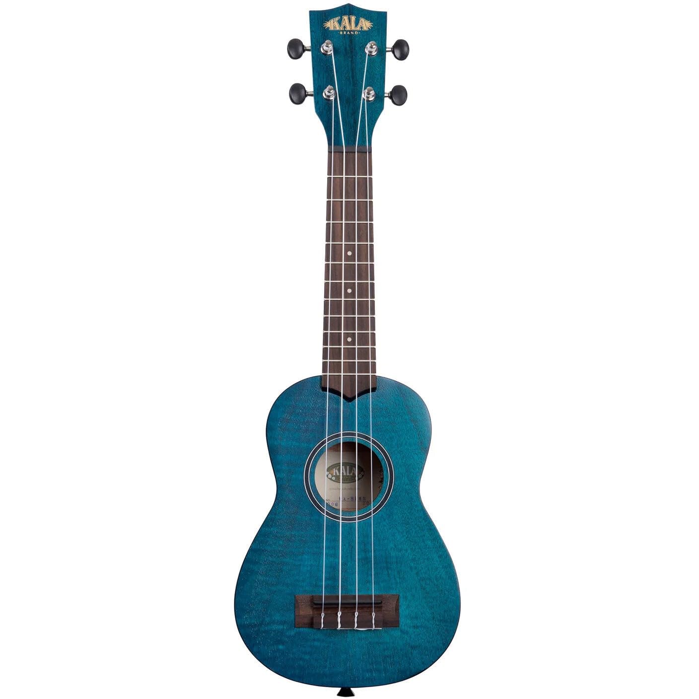 KALA KA-SEMB - Blue Exotic Mahogany Soprano Ukulele, with Bag (UB-S)