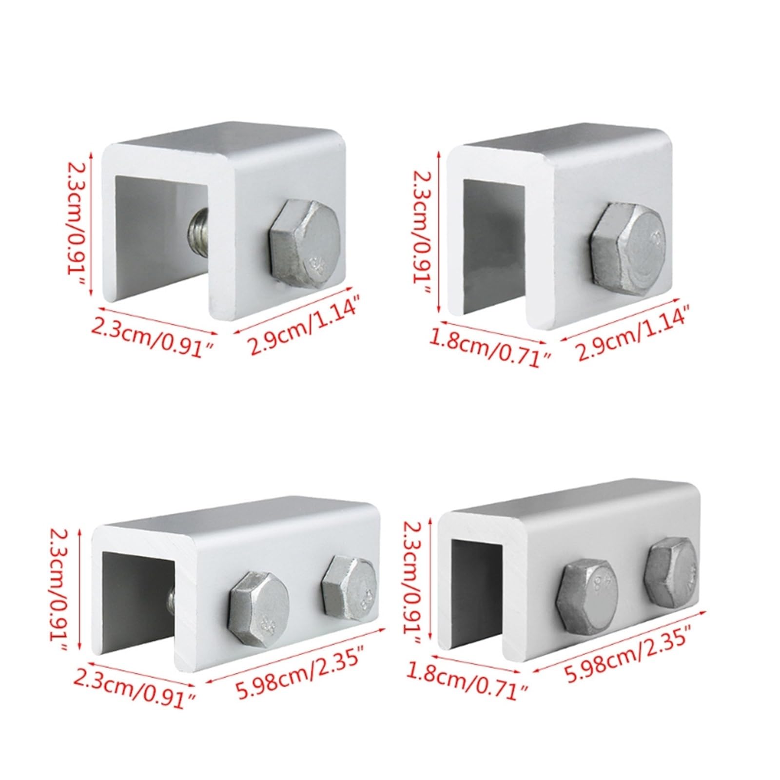 Bloqueador de cerradura, Cerradura for puerta y ventana corredera con llave, instalación sin taladros, aleación de aluminio(Double Hole Narrow)