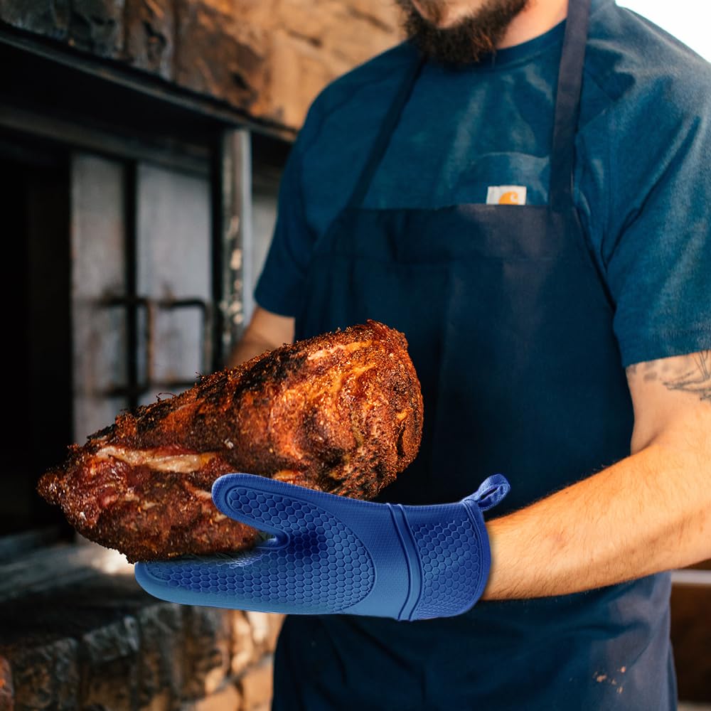 Gants De Four Et Supports De Casseroles De Noël - Antidérapants, Résistants à 200°C, Motif Festif