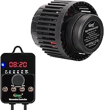 hygger Aquarium Flow Pump, 9000LPH Aquarium Circulation Bormba with Intelligent Controller, 14W Ultra Quiet Wave Maker Aquarium Magnetic 158-739L Freshwater Saltwater Tanks