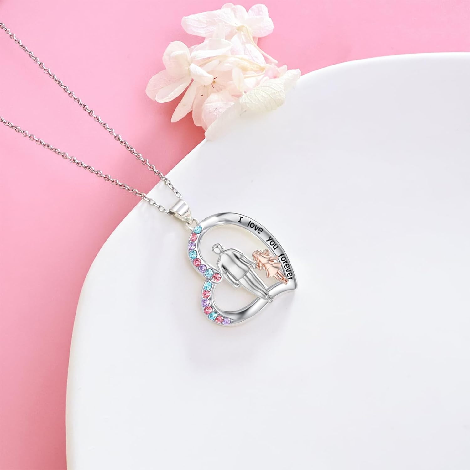 To My Daughter Necklace from Dad, Daughter Gifts from Dad Daddy Father Birthday Christmas Gifts - Image 7