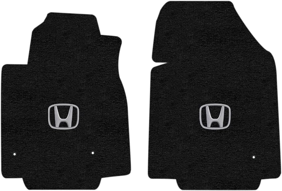 Lloyd Mats Custom-Fit Carpeted Floor Mats Premium Luxury Car Floor Liners for Honda Pilot 2009-2015 Charcoal - Silver H (Charcoal, Cargo)