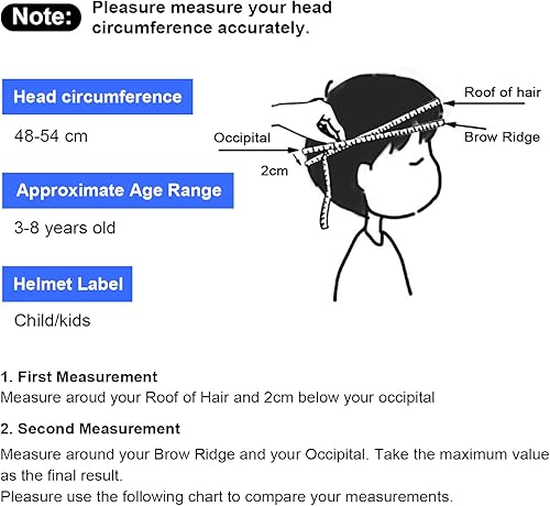 Miniatura 6 de Casco para niños, casco ajustable para niños pequeños de 3 a 8 años de edad, para niños y niñas, seguridad multideportivo