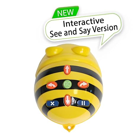 أداة البرمجة الأساسية: 1 روبوت ذو طابق واحد من Bee-Bot - نسخة جديدة من See & Say