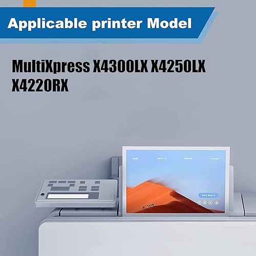 Miniatura 2 de KIYOR Cartucho de tóner de repuesto compatible para impresora Samsung CLT-K808S CLT-C808S CLT-M808S CLT-Y808S, uso para impresora MultiXpress