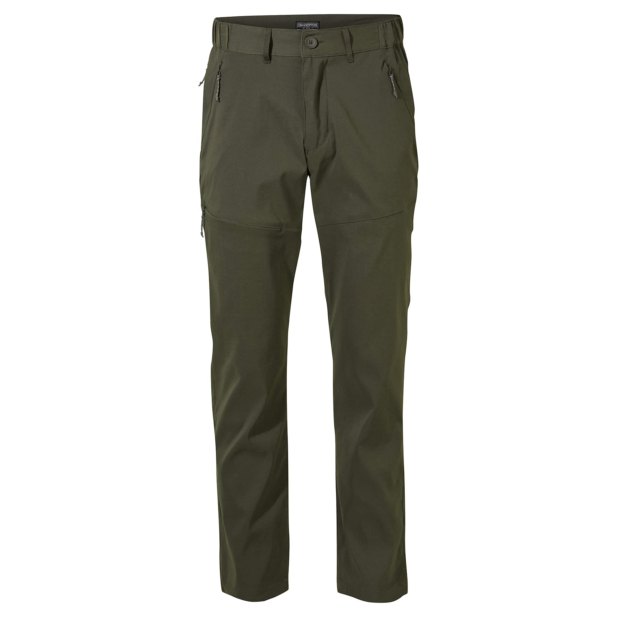 Craghoppers Mens Kiwi Pro Trousers Hiking Pants, Dark Khaki, 42W EU