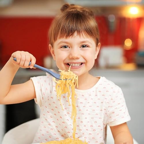 Miniatura 3 de Juego de 4 utensilios de viaje reutilizables con estuche, utensilios de paja de trigo, vajilla, cubiertos, cuchillo portátil, tenedor, cuchara para