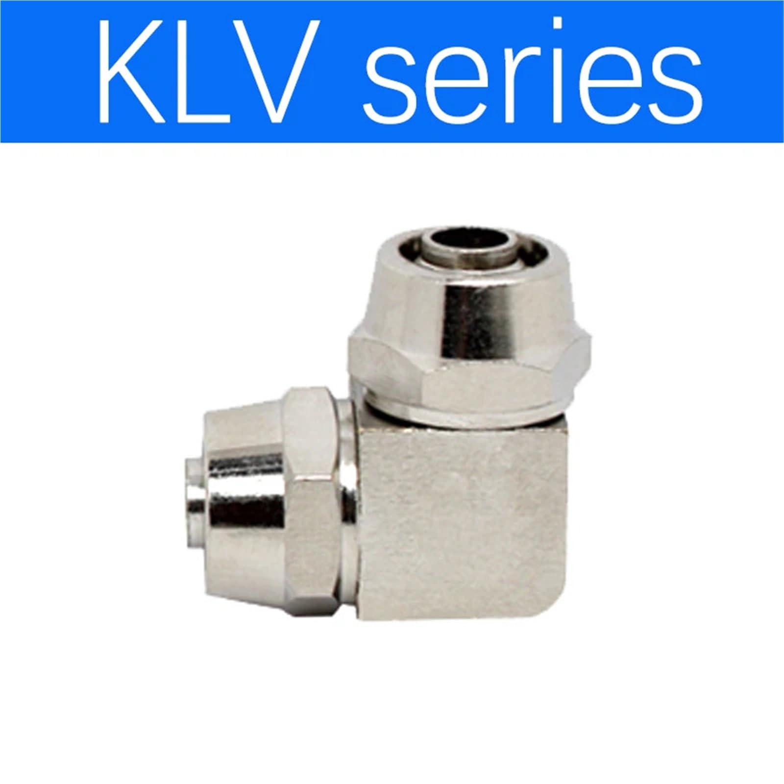 Raccordo pneumatico in lega di rame connettore rapido per tubo flessibile 4 6 8 10 12 14 16 mm (KLV, 10 mm)